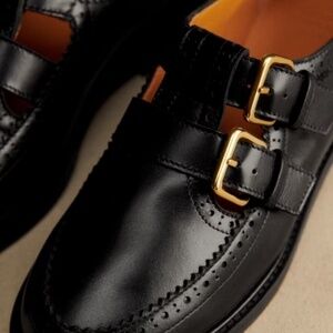 New in box Sezane Candice Loafers (Black) Size 40